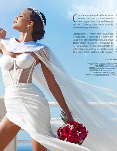 Página de moda en la revista Si acepto