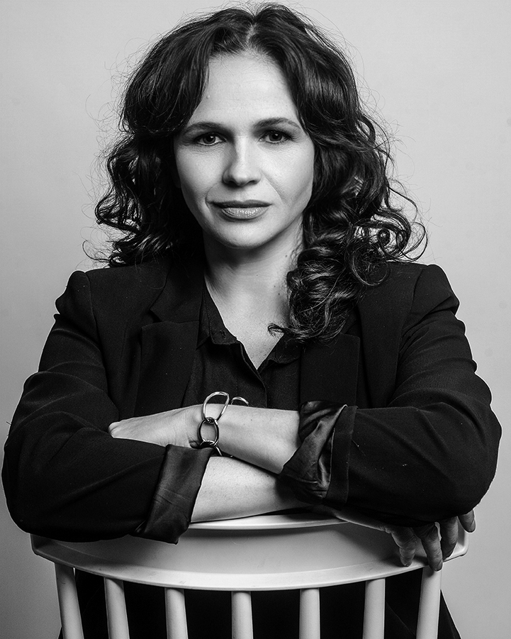 Retrato blanco y negro, Soledad Barrientos